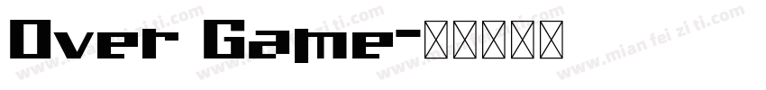 Over Game字体转换